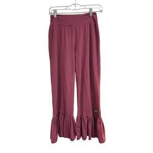 Matilda Jane Dacia Big Ruffle Pants Mauve/Plum Small